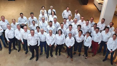 Les négociants membres d’Atlantique céréales, ainsi que l’équipe opérationnelle, étaient réunis le 26 septembre, à La Rochelle, pour fêter les dix ans de cette union de commercialisation.